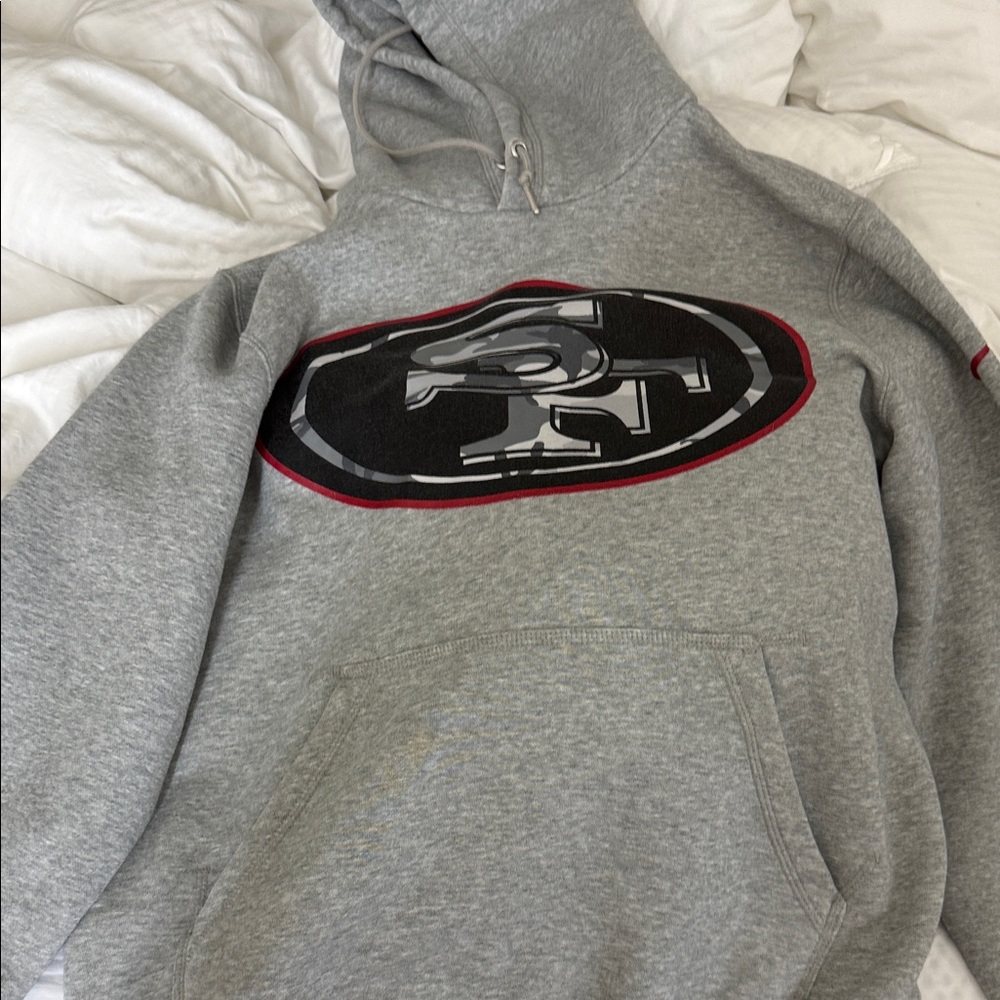 Gray Hoodie Nike San Francisco 49ers